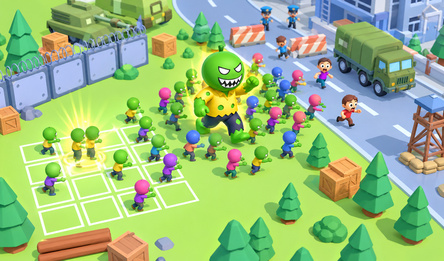 Zombie Mob: Merge and Infection