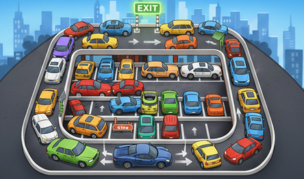 Unblock car puzzle