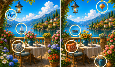 Find the differences in the two pictures