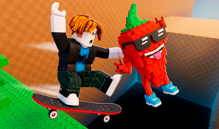 Brainrots 3D: Skateboard Obby!